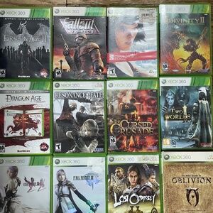 Xbox 360 Video Game Bundle 12 games